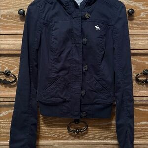 Abercrombie & Fitch Dark Blue Utility Jacket
